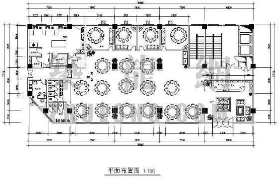 酒楼设计案例资料下载-某宾馆酒楼设计方案图