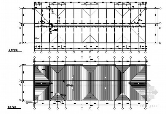 [新南通]某生活配套区宿舍楼建筑施工图（B型）-平面 
