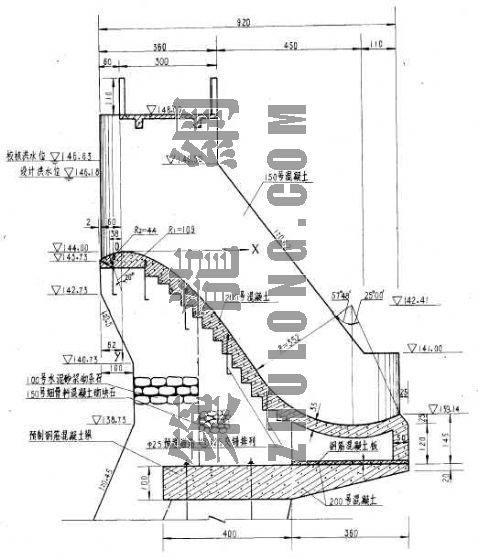 水库、水电站用砌石坝施工用图-2