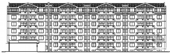 带阁楼坡屋顶资料下载-某五层住宅楼建筑施工图（带阁楼）
