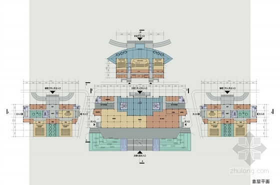 [山东]现代风格高层行政中心设计方案文本