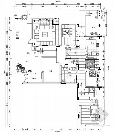 [广州]新中式时尚复式室内住宅全套概念文本效果图