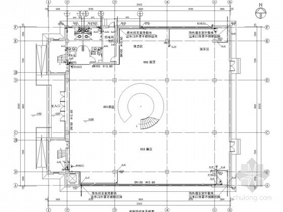 博物馆建筑资料下载-博物馆给排水施工图纸