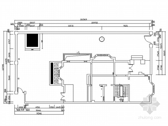 小院别墅施工图资料下载-[天津]知名设计事务所别墅设计CAD装修施工图