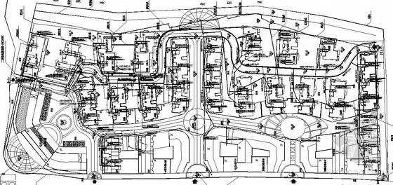 武夷山风格建筑设计资料下载-武夷山某建材城电气外网图