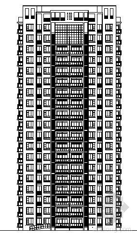 17套建筑设计方案资料下载-某十九层住宅楼建筑设计方案图