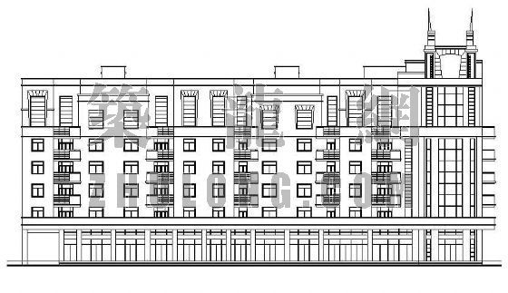 养生宾馆设计方案一套资料下载-一套有特色的住宅楼方案