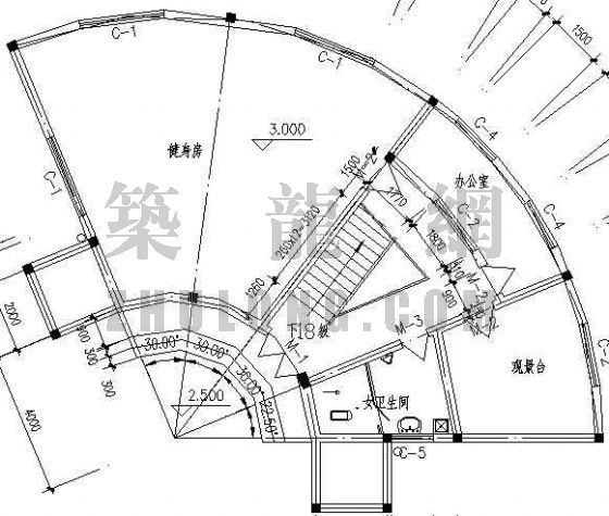 某小区山顶会所建筑设计方案-3