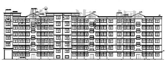 9层商业住宅建筑施工图资料下载-六层住宅建筑施工图