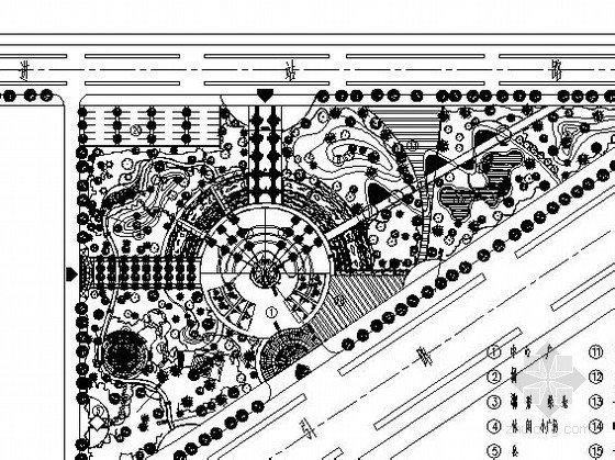 西安大雁塔广场CAD资料下载-[西安]某中心广场景观工程施工图