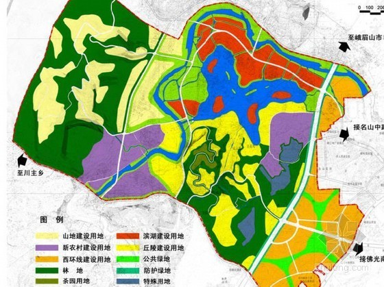 景区度假酒店概念性设计资料下载-[四川]城市景区概念性控制规划