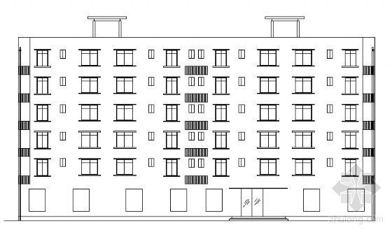 六层砖混商住楼工程资料下载-某市六层商住楼建筑施工图