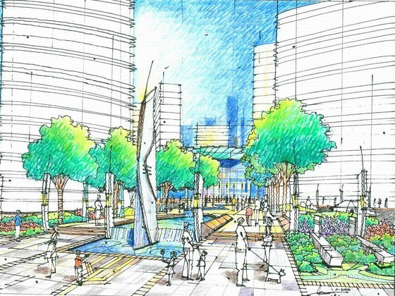 [广州]新城办公环境景观设计方案-图6