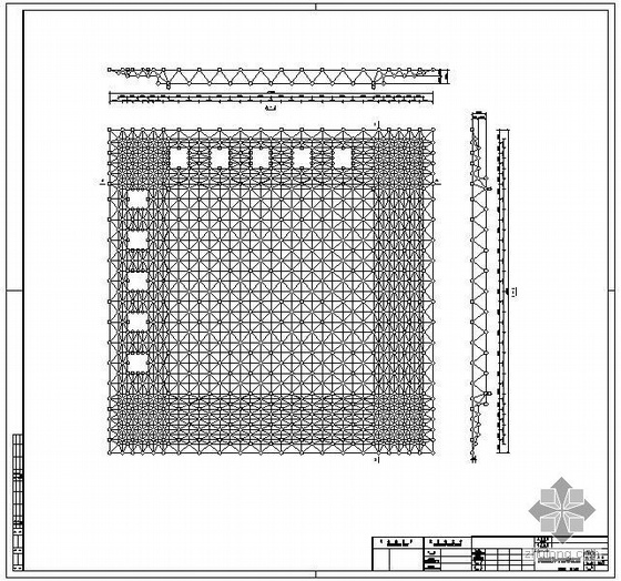 钢结构大厅结构设计资料下载-上海某钢结构展厅结构设计图