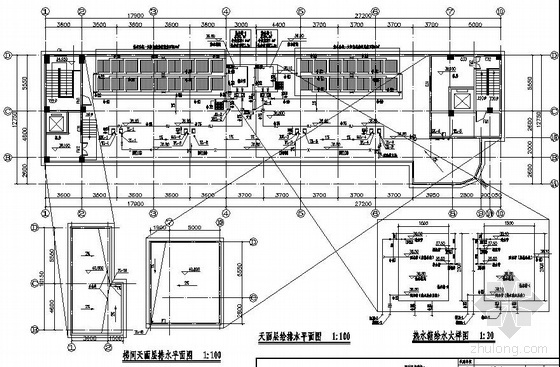 公寓给排水大样图资料下载-浙江某十层酒店公寓给排水全套施工图