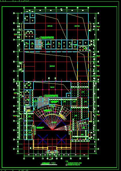 某汽车展厅建筑方案图资料下载-某汽车展厅装饰施工图全套