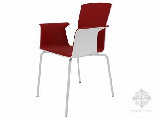 时尚简约椅子资料下载-简约椅子3D模型下载