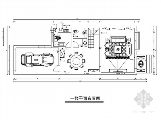 欧式风格沙发效果图资料下载-[原创]精品欧式风格两层别墅室内装修施工图（含效果图）