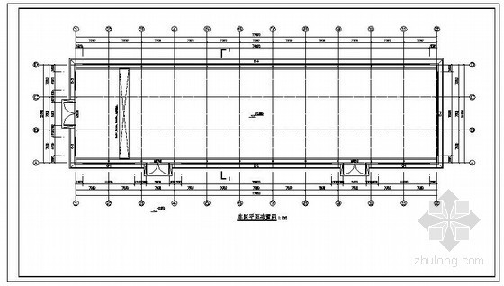 12米混泥土厂房设计图资料下载-某21米跨厂房结构设计图