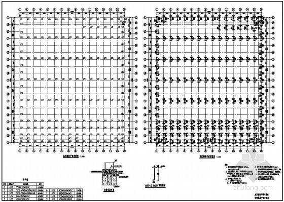 吊车结构设计资料下载-珠海某带吊车钢结构厂房结构设计图