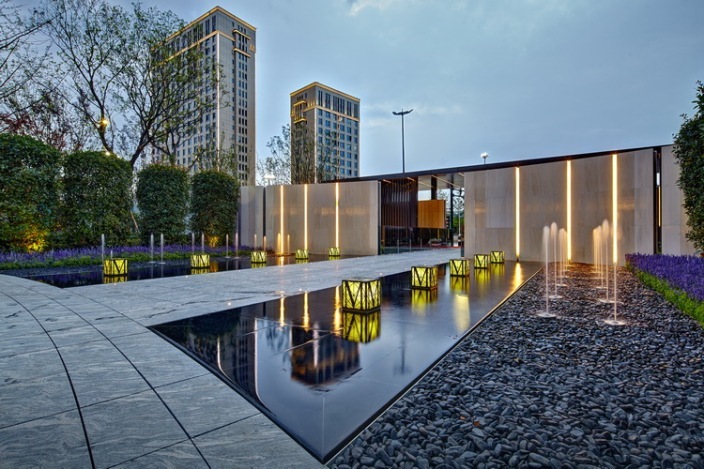 建筑外立面门头设计资料下载-杭州景瑞天赋住宅景观