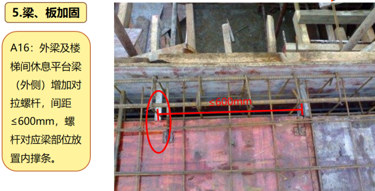 模板工程施工质量及做法参照标准（图文丰富）-梁、板加固