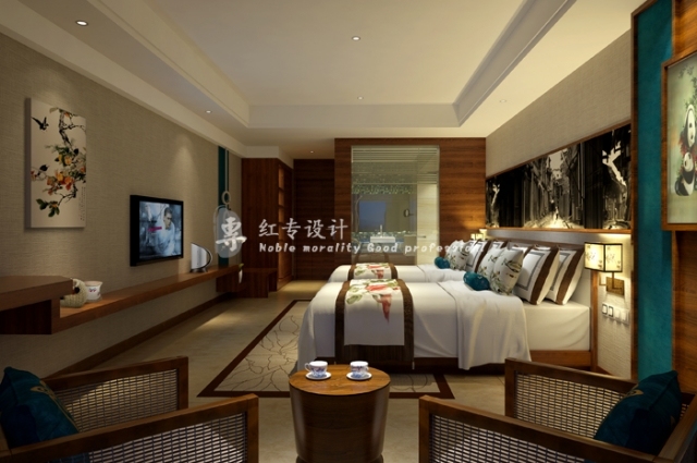 新中式室内陈设资料下载-中式酒店设计整体规划你知道吗