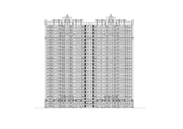 欧陆风格居住区设计资料下载-[江苏]苏州欧陆风格居住区建筑施工图设计（天华设计）