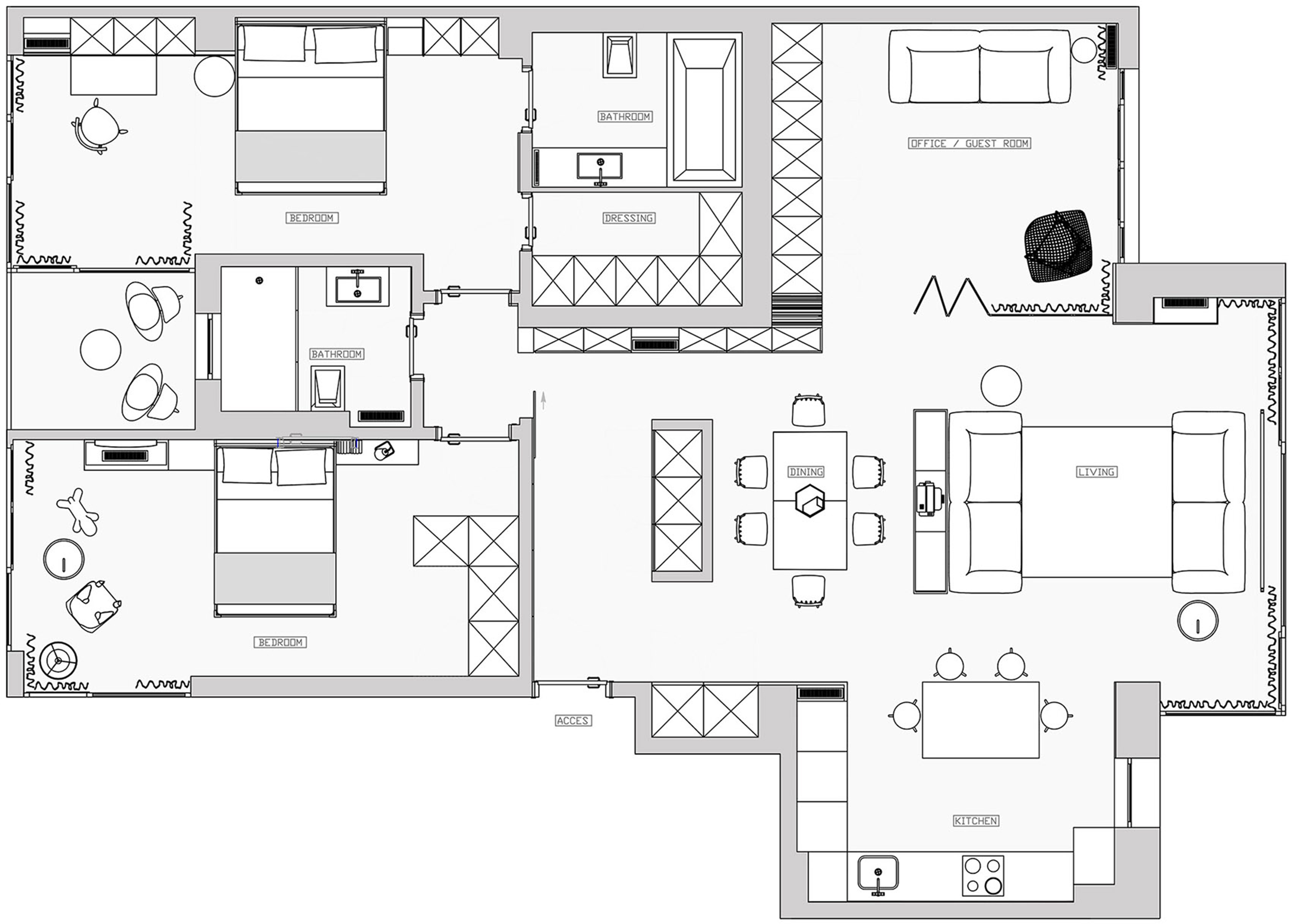 cad灯具平面图例,灯具平面图,灯具图例(第8页)_大山谷图库