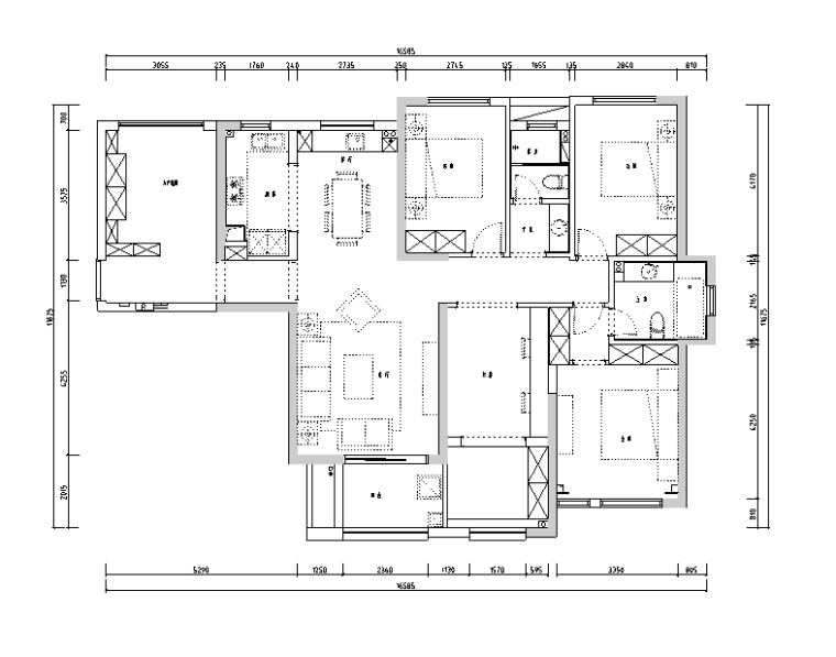 室内木作施工图资料下载-姚黄魏紫|复地东湖国际住宅设计施工图（附效果图）