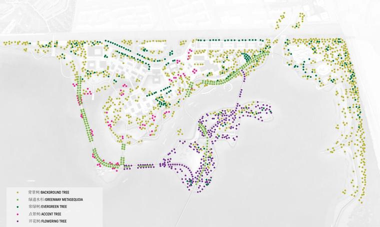 [湖北]东湖绿道白马洲主题区域公园景观方案设计文本（135页）-植物配置