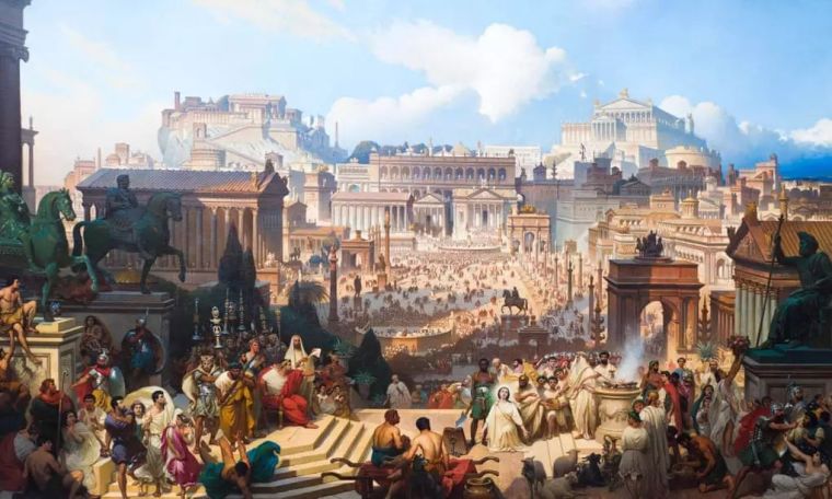 古罗马柱子su资料下载-罗马 | 非一日建成，也非规划之城