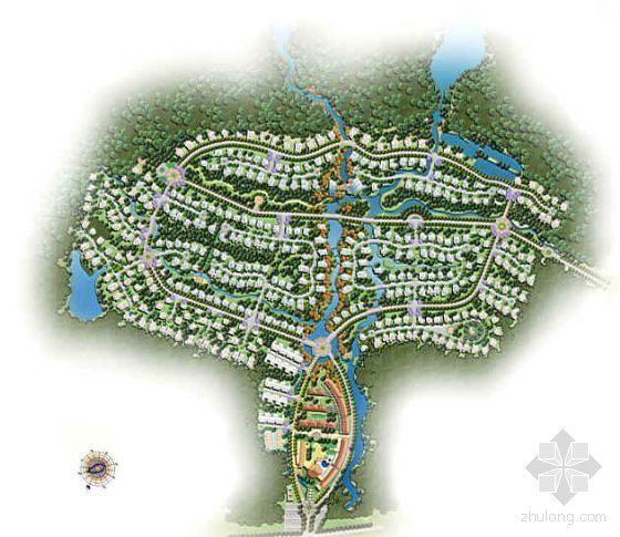 CAD别墅小区规划资料下载-别墅小区规划方案文本