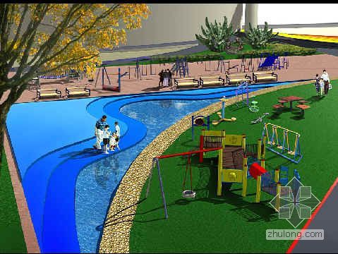 水上运动公园景观设计资料下载-生态运动主题公园景观设计方案全套