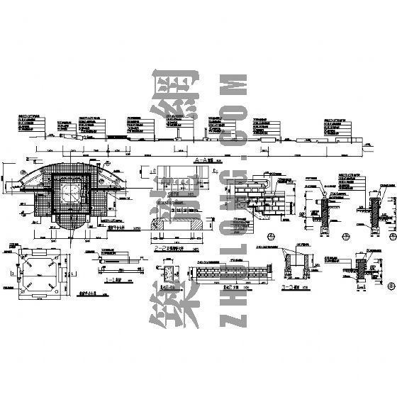 街头绿地全套施工图-4