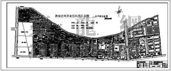 高清规划彩平图资料下载-西安泾河开发区规划图