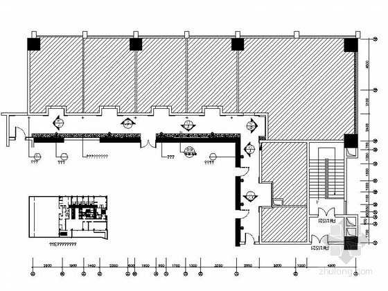 钢轨走道施工图资料下载-[重庆]某五星级酒店公共走道施工图