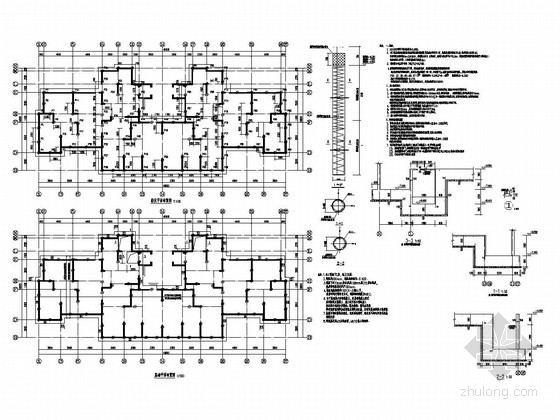 高层墙身大样构造图资料下载-[江苏]地上28层剪力墙结构住宅楼结构施工图