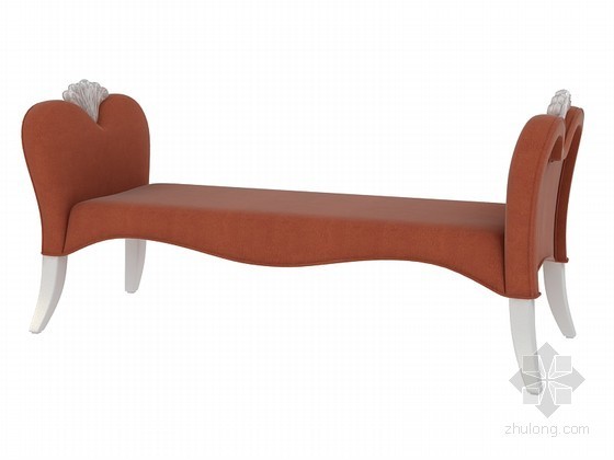 室外休闲沙发模型资料下载-欧式休闲沙发3D模型下载