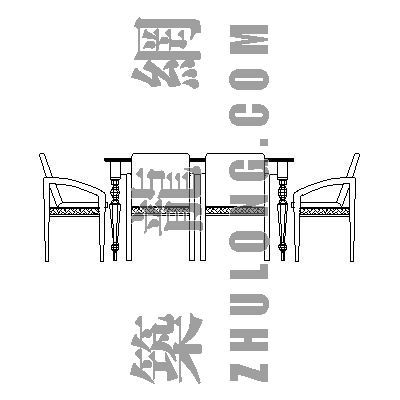 现代北欧家具组合资料下载-家具组合009