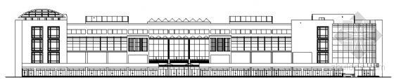 温泉汤屋建筑设计方案图资料下载-某四层商场建筑设计方案图