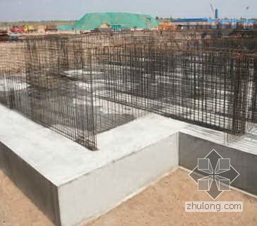 防火墙及换流变筏板基础大体积混凝土施工工艺