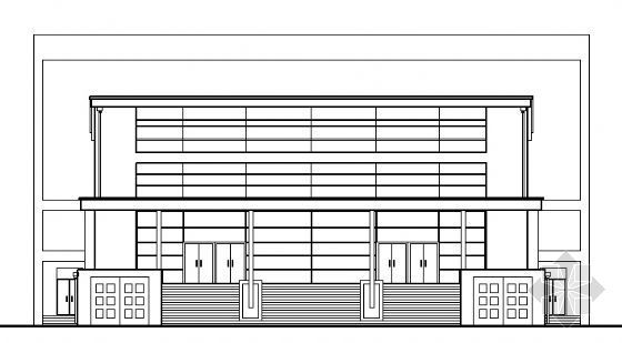 高中学校景观设计资料下载-某高中学校报告厅建筑施工图