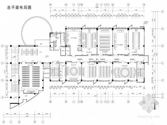 政务中心室内设计资料下载-[广东]高等名校大学会议中心室内设计概念方案