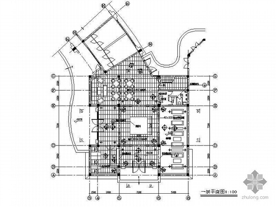 现代风格售楼部设计说明资料下载-[溧阳]某国际村售楼部施工图