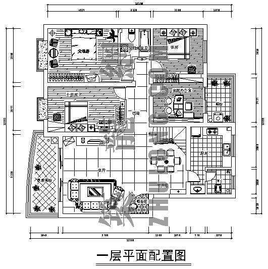 装修设计复式楼资料下载-某复式住宅装修设计