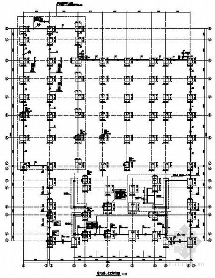 地库结构设计资料下载-[内蒙古]框架剪力墙业务大楼（机关停车库）结构设计图