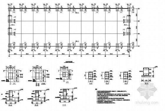 25M钢结构厂房资料下载-[巢湖]钢结构厂房结构施工图