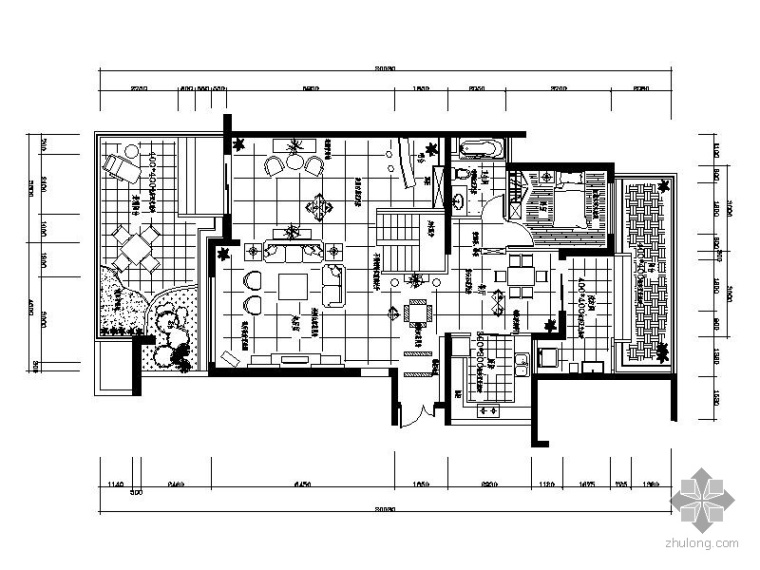 现代别墅二层设计图资料下载-[上海]现代二层别墅施工图（含效果）