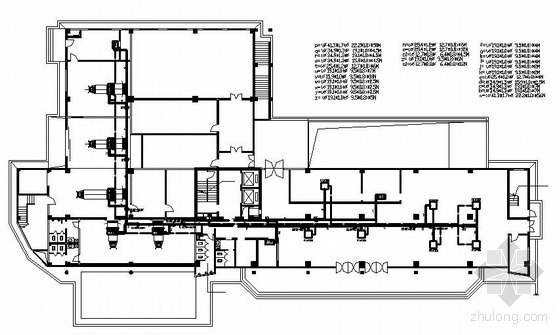 办公楼设计图分析图资料下载-某办公楼VRV系统设计图